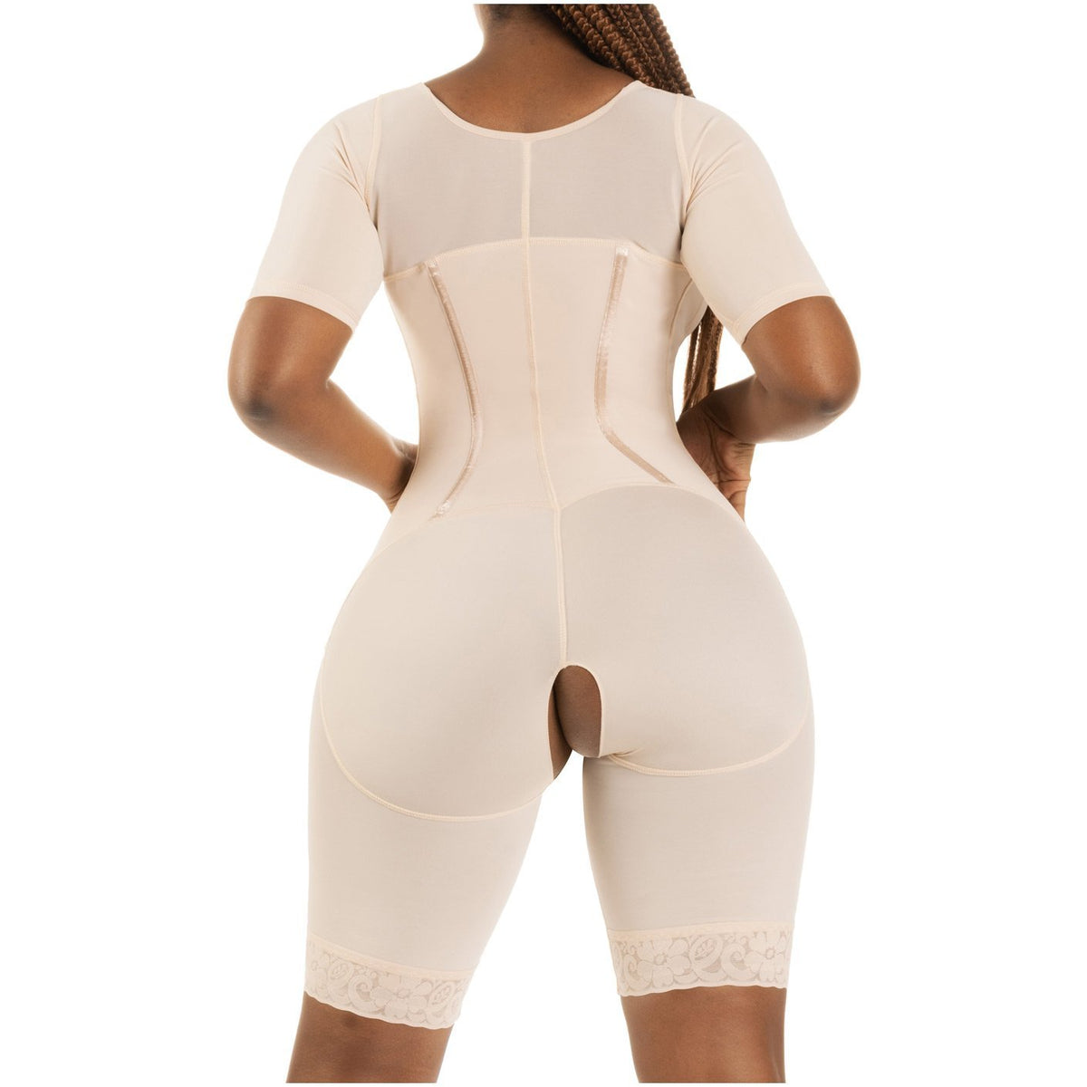 Bling Shapers 938BF Compression Garment With Sleeves and Built-in