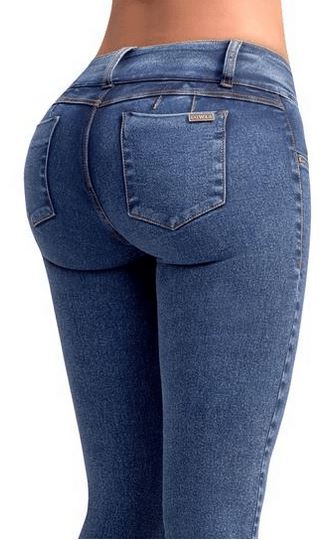 Lowla 217988 Skinny Colombian Butt Lifter Jeans with Removable Pads – My  Fajas Colombianas