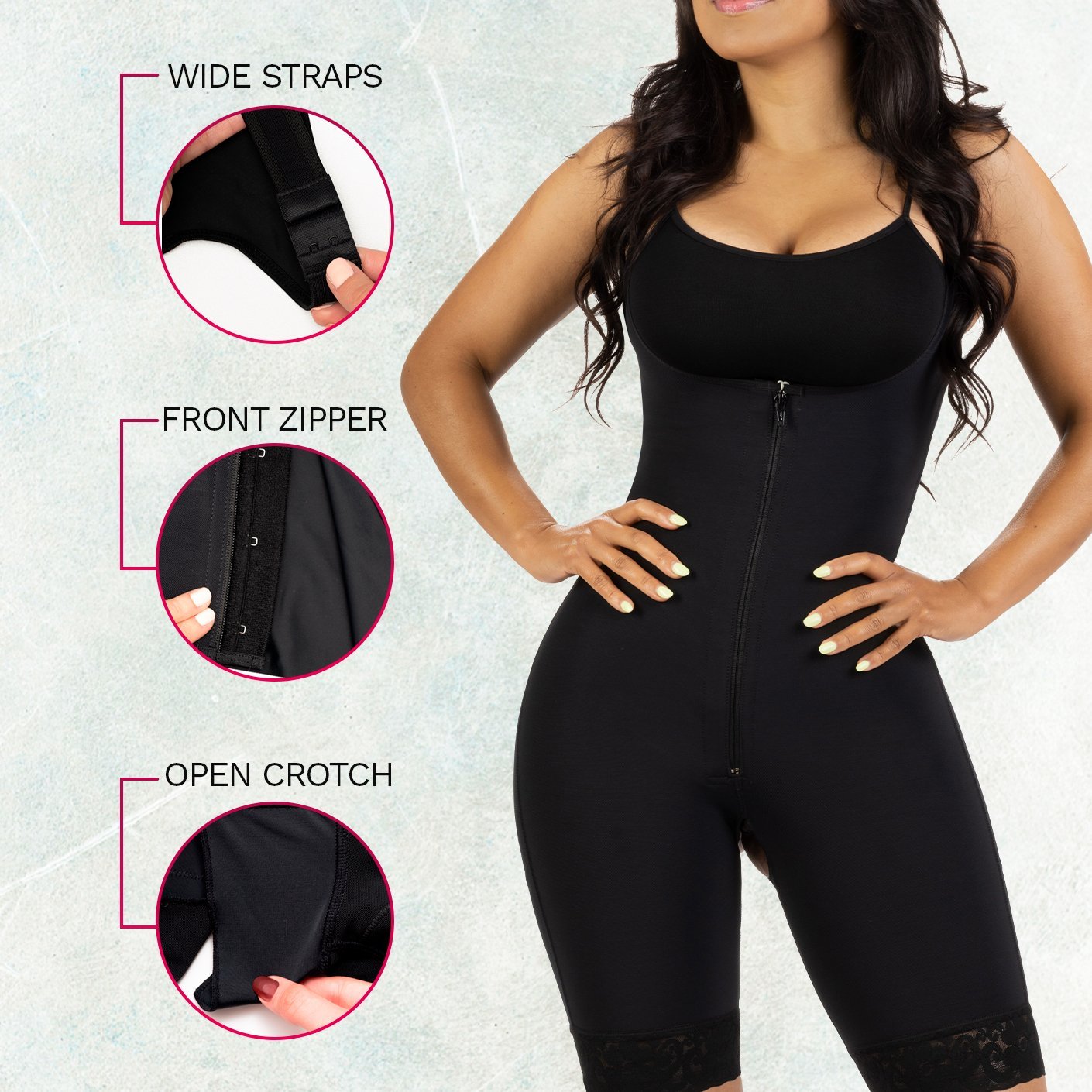 Bling Shapers Colombian Bum Lift Tummy Control Shapewear Mid Thigh Faja for  Curvy Wide Hips Small Waist Women - ShopperBoard