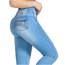 Load image into Gallery viewer, DRAXY 1317 Colombian Skinny Wide Waistband Denim Butt lifter Jeans - My Fajas Colombianas