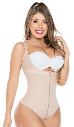 Salome 0212 Fajas Tanga Colombianas Reductoras y Moldeadoras Shapewear  Thong for Women Body Shaper Beige XS at  Women's Clothing store