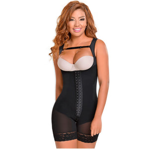 Fajas MYD 0065 Mid Thigh Bodysuit Shaper for Women