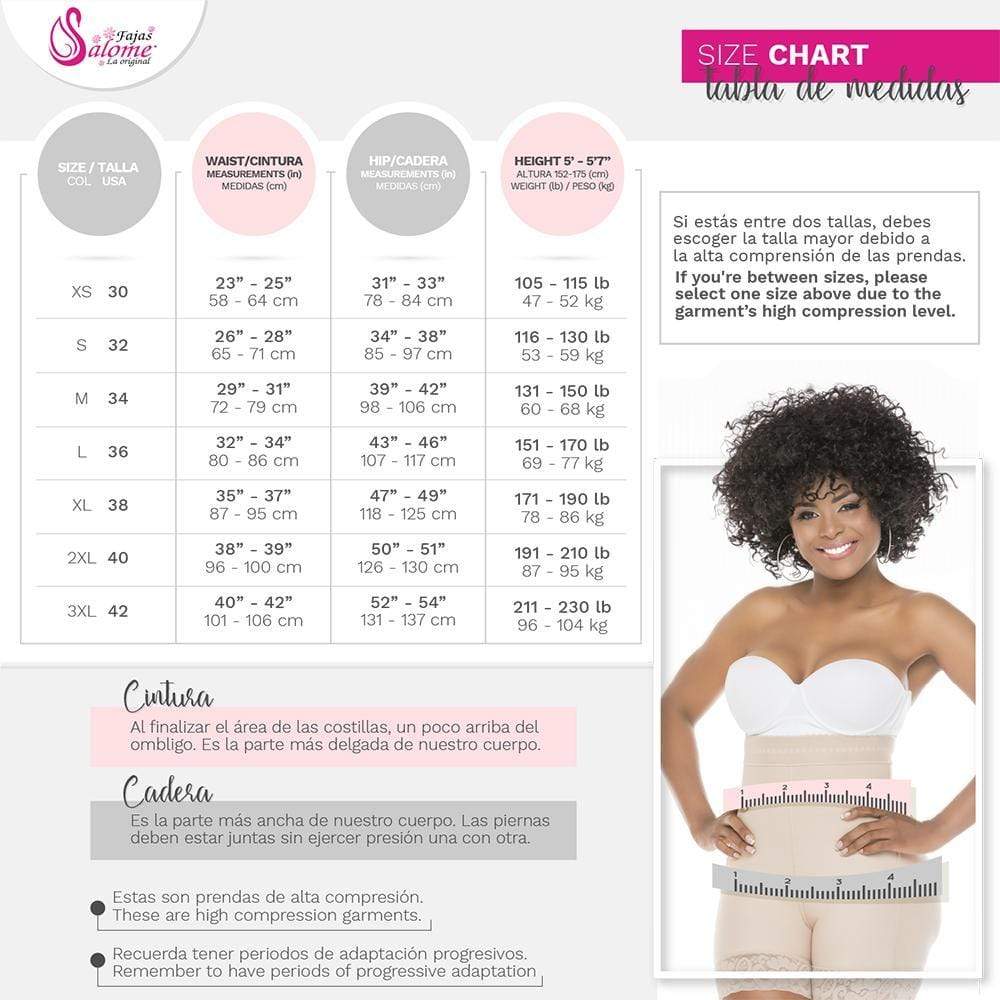 Reduce las pulgadas en tu abdomen y cintura utilizando Salome Women's Body  Shaper 0214
