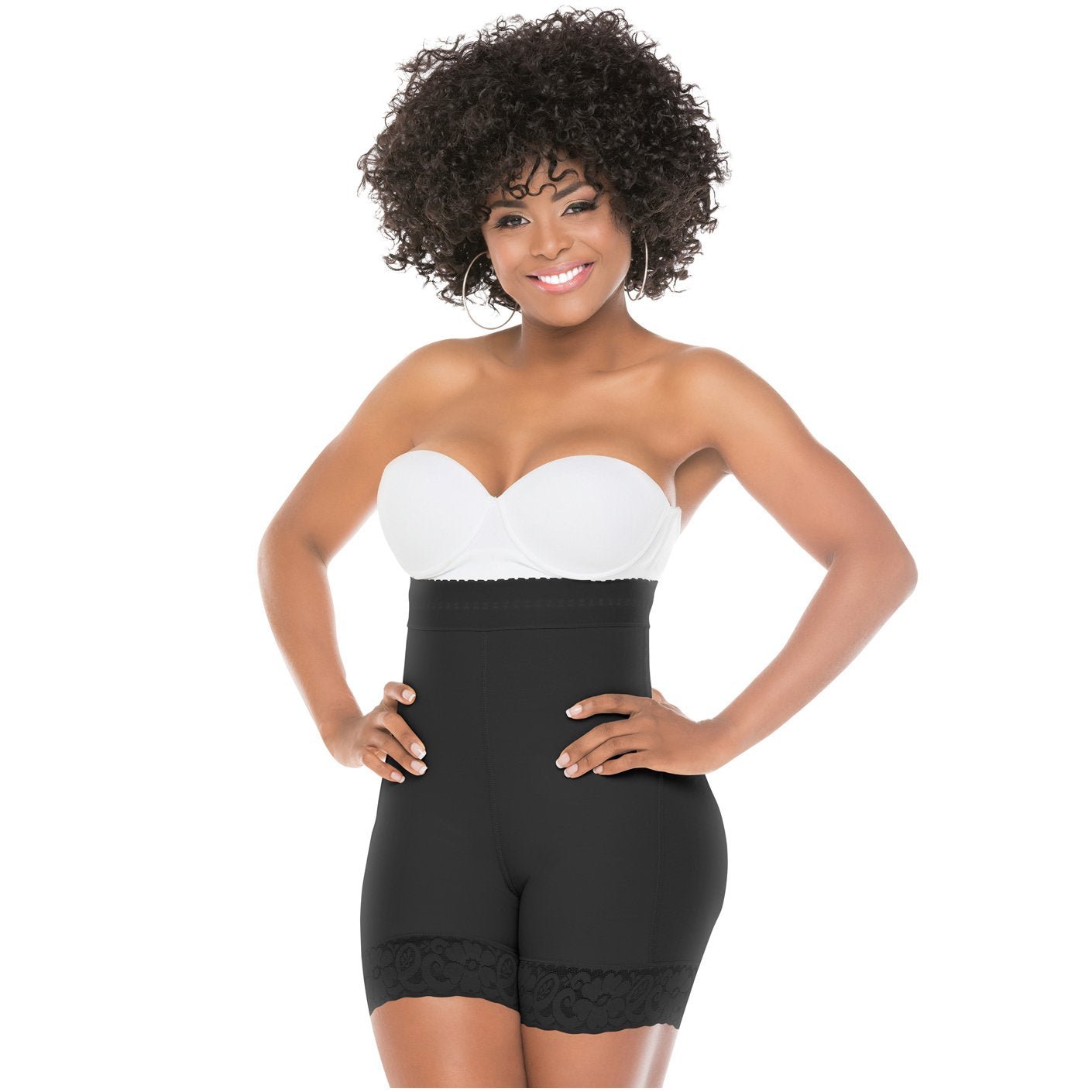 Fajas Salome 0218 High Waisted Compression Shaper Shorts for Women – My  Fajas Colombianas