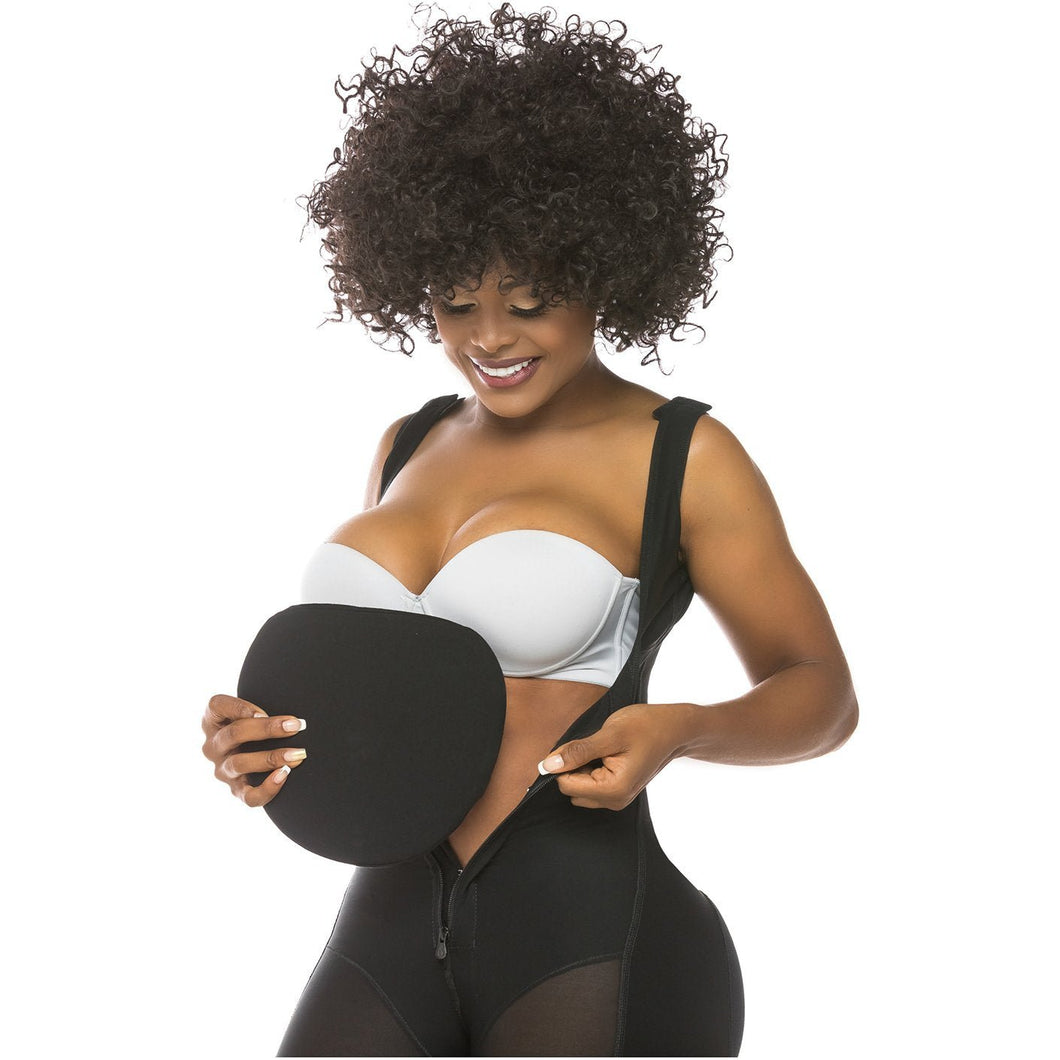 Fajas Salome 2507 | Flattening Abdominal Compression Board After Lipo | Tummy Tuck Womens Ab Board Surgery Accessory | Lycra Spandex